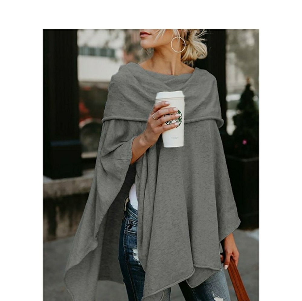 GLADYS Light Weight Off Shoulder Cape - Picture 3 of 3
